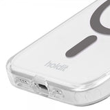 holdit iPhone 13/14/15 Kuori MagSafe Case Space Gray Läpinäkyvä
