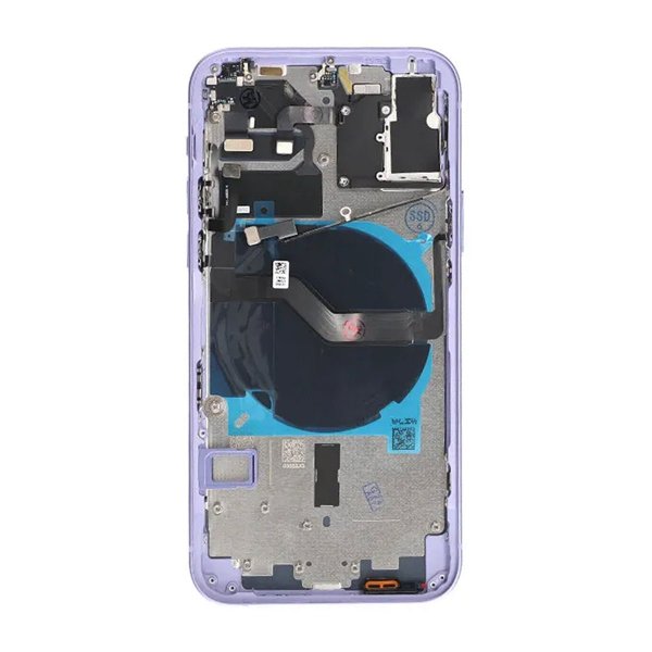 iPhone 12 Takaosa täydellä kehyksellä OEM - Violetti