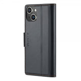 CaseMe iPhone 13 -kotelo 023 Series Musta