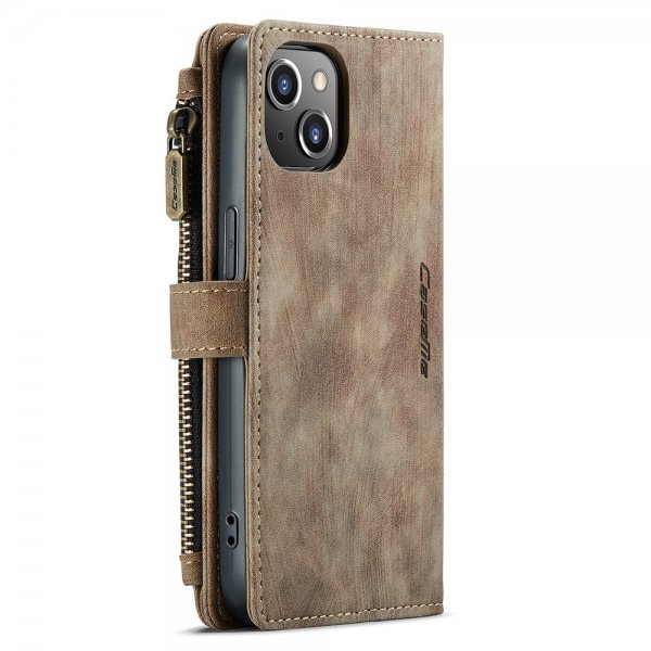 CaseMe iPhone 13 -kotelo C30 Series Ruskea