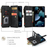CaseMe iPhone 13 -suojakuori, C30 Series, musta