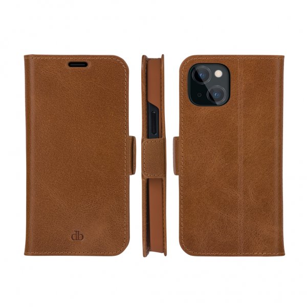 dbramante1928 iPhone 13-kotelo Copenhagen Slim Tan