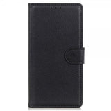Nordic Covers iPhone 13 -kuoret, Litchi Raven Black