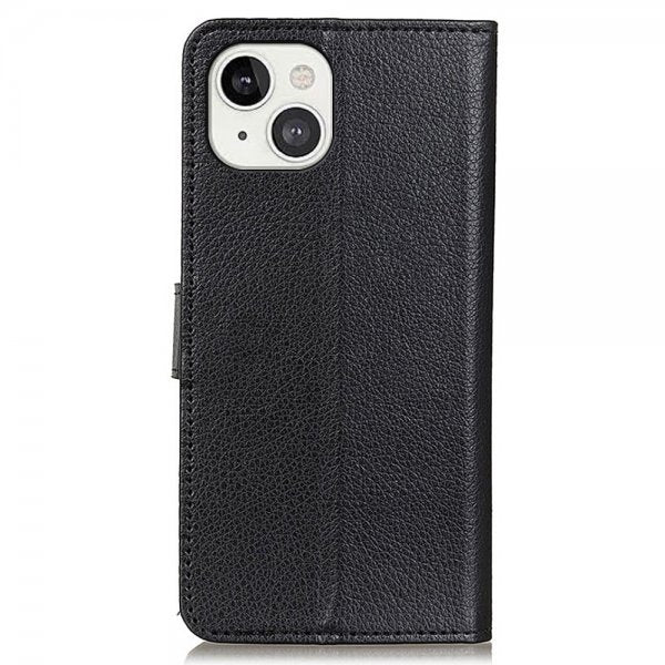 Nordic Covers iPhone 13 -kuoret, Litchi Raven Black