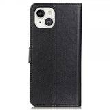 Nordic Covers iPhone 13 -kuoret, Litchi Raven Black
