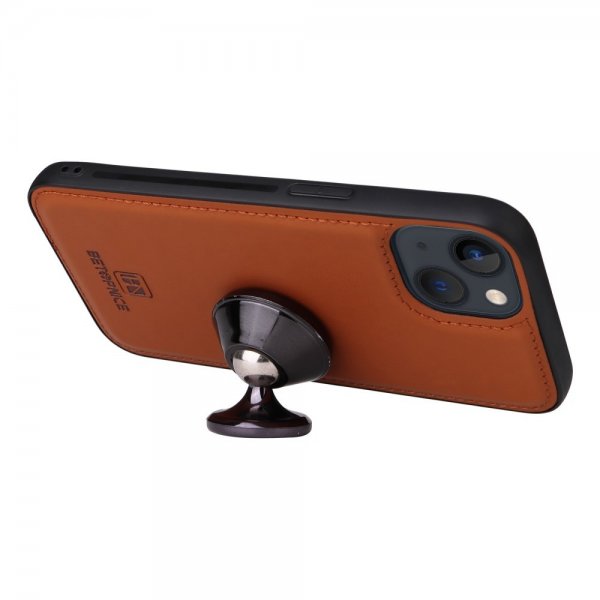 Betopnice iPhone 13 -kuoret irrotettavalla kuorella 005 ruskea