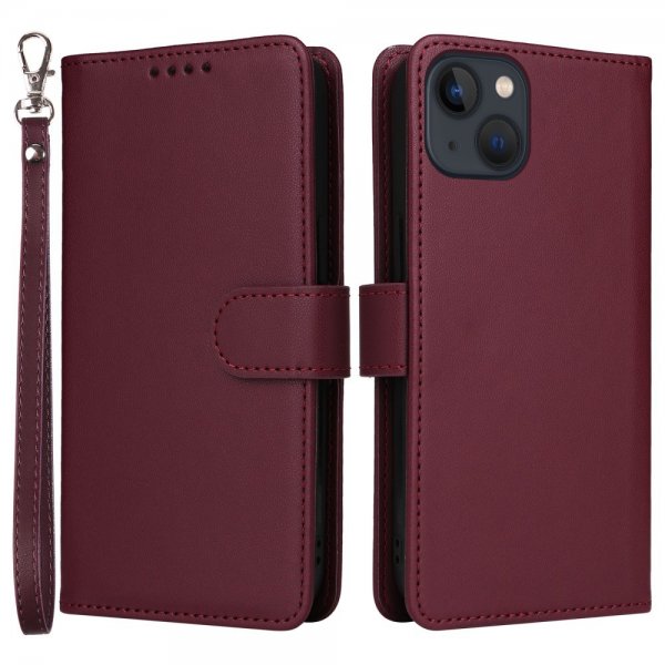 Betopnice iPhone 13 -suojakuori irrotettavalla kuorella 005, punainen