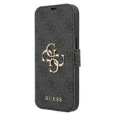 Guess iPhone 13 Suojakuori Metal Logo Harmaa