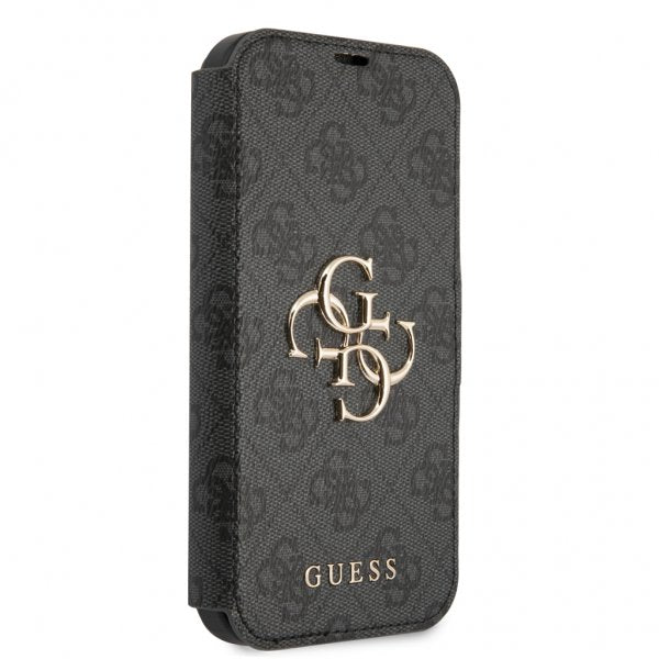 Guess iPhone 13 Suojakuori Metal Logo Harmaa
