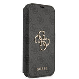 Guess iPhone 13 Suojakuori Metal Logo Harmaa