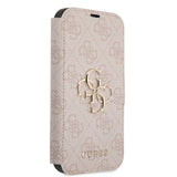 Guess iPhone 13 Kotelot Metallilogo Ruusu