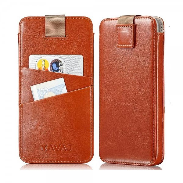 Kavaj iPhone 13 Kotelo Miami Ruskea