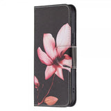 iPhone 13 Pro -suojakotelo, jossa vaaleanpunainen lootuskuvio