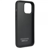 Audi iPhone 13/iPhone 13 Pro -suojakotelo, aitoa nahkaa, musta