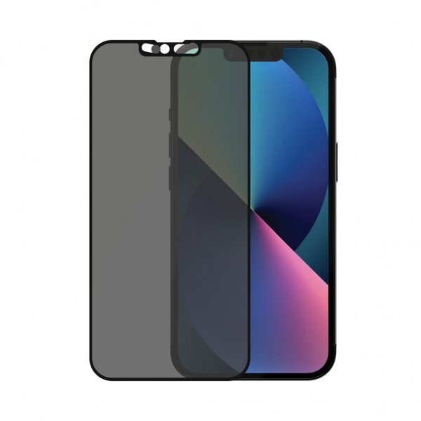 PanzerGlass iPhone 13/iPhone 13 Pro -näytönsuoja reunasta reunaan, CamSlider Privacy