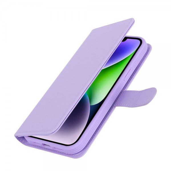iPhone 13/iPhone 14 Kotelo irrotettavalla MagSafe-kuorella, violetti