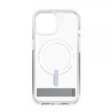 ZAGG iPhone 13/iPhone 14/iPhone 15 -suojakuori Crystal Palace Snap Kickstand Clear