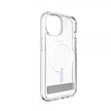 ZAGG iPhone 13/iPhone 14/iPhone 15 -suojakuori Crystal Palace Snap Kickstand Clear