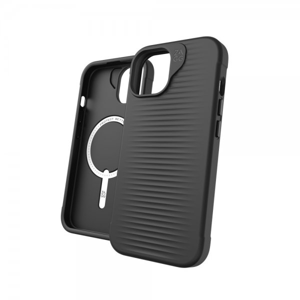 ZAGG iPhone 13/iPhone 14/iPhone 15 Kuori Luxe Snap Musta