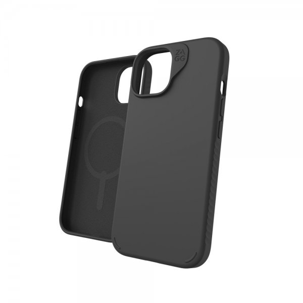 ZAGG iPhone 13/iPhone 14/iPhone 15 Suojakuori Manhattan Snap Musta