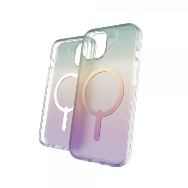 ZAGG iPhone 13/iPhone 14/iPhone 15 -kuoret Milan Snap Iridescent