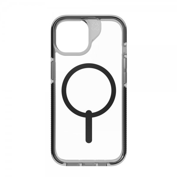 ZAGG iPhone 13/iPhone 14/iPhone 15 -kuori Santa Cruz Snap Musta