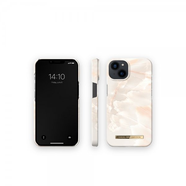 Ideal of Sweden iPhone 13/iPhone 14 kuori Fashion Case MagSafe Rose Pearl Marble