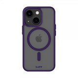 LAUT iPhone 13/iPhone 14 kuori Huex Protect MagSafe tummanvioletti