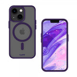 LAUT iPhone 13/iPhone 14 kuori Huex Protect MagSafe tummanvioletti