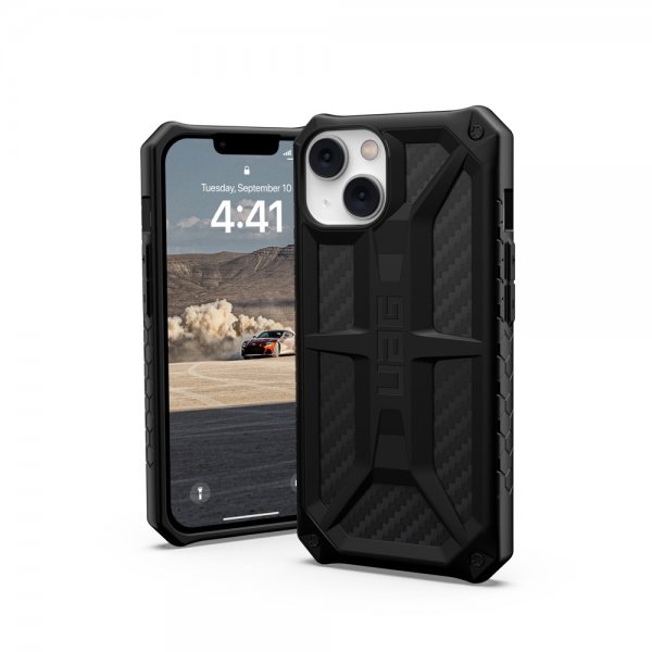 Urban Armor Gear (UAG) iPhone 13/iPhone 14 Kotelo Monarch Carbon Fiber