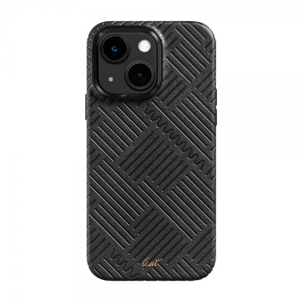 LAUT iPhone 13/iPhone 14 kuoret Motif MagSafe Black Lines