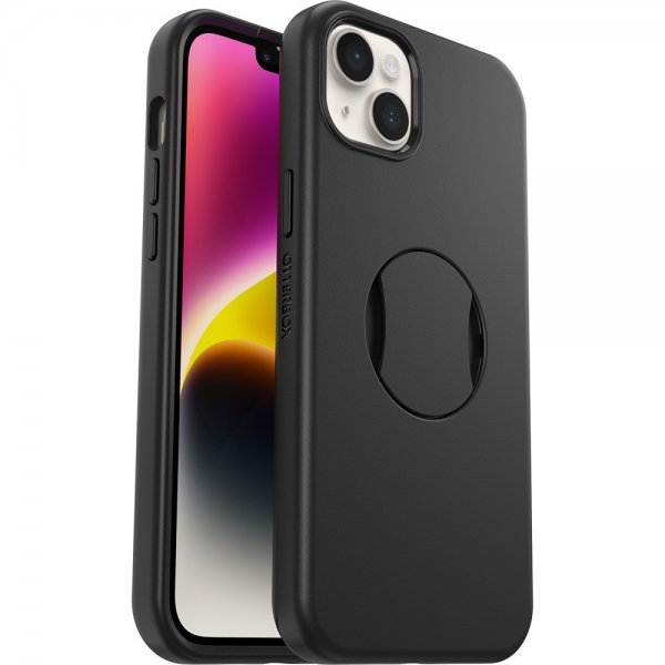 Otterbox iPhone 13/iPhone 14 Kuori OtterGrip Symmetry MagSafe Musta