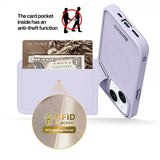 Dux Ducis iPhone 13/iPhone 14 kuoret Rafi II Series MagSafe violetti