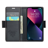 CaseMe iPhone 13 Mini Kotelo 023 Series Musta