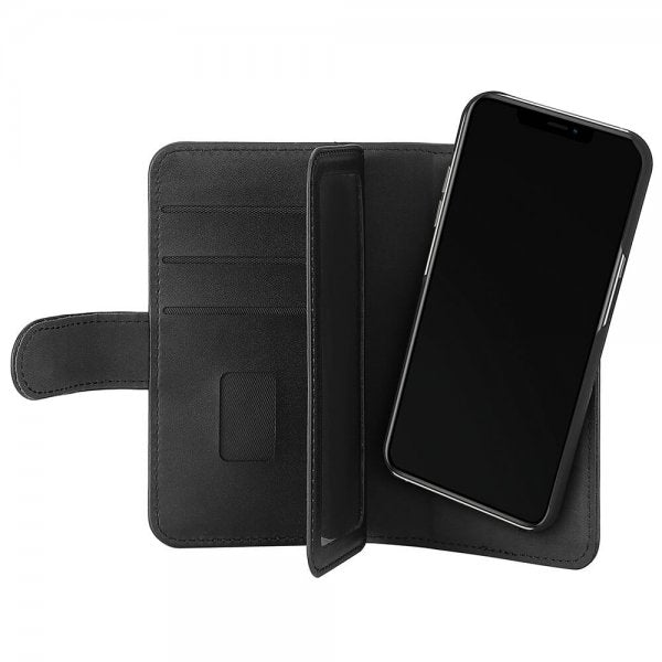 Gear iPhone 13 Mini Kotelo 7 Korttipaikkaa Irrotettava Kuori Musta