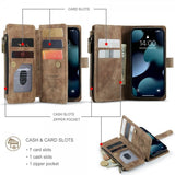 CaseMe iPhone 13 Mini -suojakuori C30 Series, ruskea