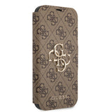 Guess iPhone 13 Mini Suojakuori Metallilogo Ruskea
