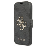 Guess iPhone 13 Mini Suojakuori Metal Logo Harmaa