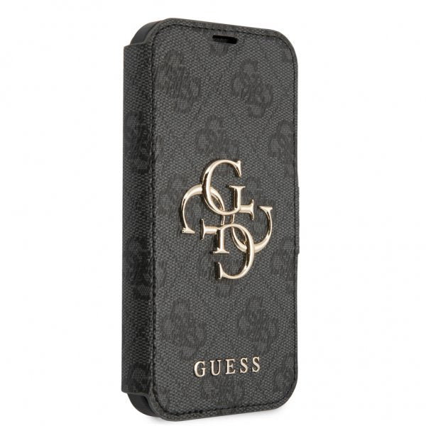 Guess iPhone 13 Mini Suojakuori Metal Logo Harmaa
