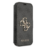 Guess iPhone 13 Mini Suojakuori Metal Logo Harmaa