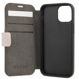 Guess iPhone 13 Mini Suojakuori Metallilogo Ruusukulta