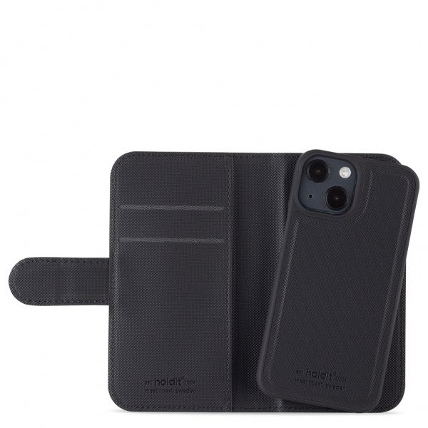 holdit iPhone 13 Mini Kotelo Wallet Case Magnet Musta