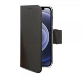 Celly iPhone 13 Mini Suojakotelo Wally Lompakkokotelo Musta