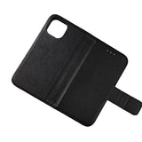 Rvelon iPhone 13 Mini Kotelo, aitoa nahkaa, musta