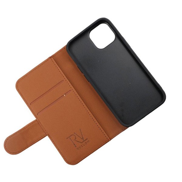 Rvelon iPhone 13 Mini -suojakuori magneettisella, irrotettavalla kuorella, ruskea