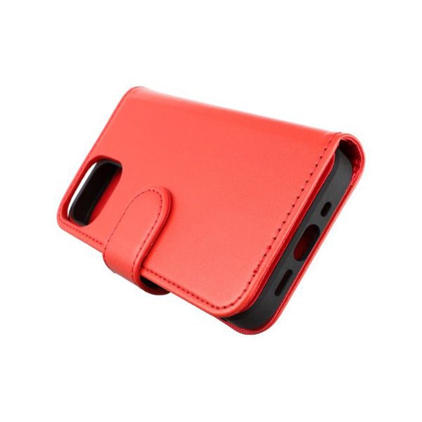 Rvelon iPhone 13 Mini -suojakuori magneettisesti irrotettavalla kuorella, punainen