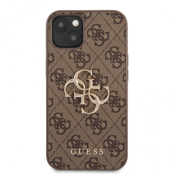 Guess iPhone 13 Mini Suojakuori Big Logo Ruskea