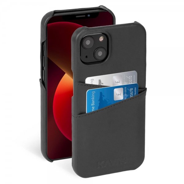 KAVAJ iPhone 13 Mini -suojakuori Chicago, musta