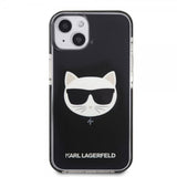 Karl Lagerfeld iPhone 13 Mini -suojakuori Choupette, musta