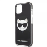 Karl Lagerfeld iPhone 13 Mini -suojakuori Choupette, musta